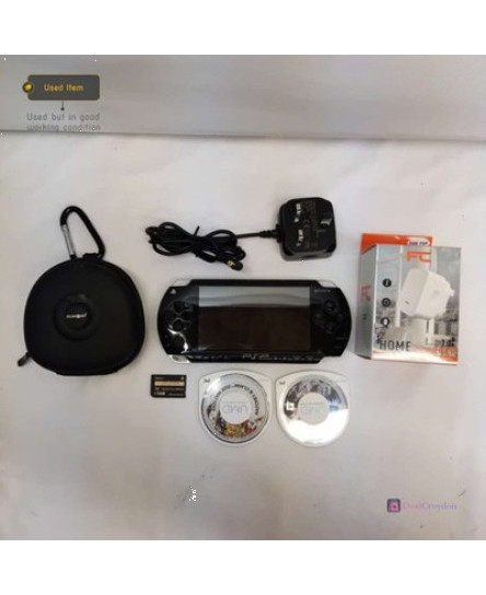 sony-psp-1003-playstation-portable-handheld-gaming-console-with-games-charger