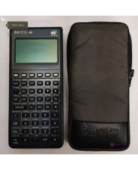 hewlett-packard-hp-48g-graphic-calculator-with-case-for-parts