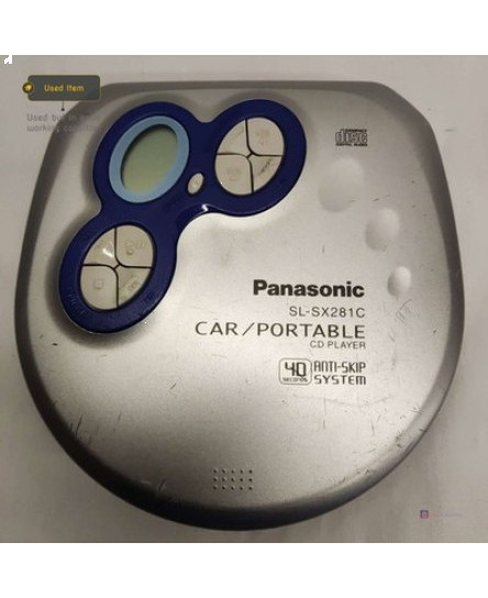panasonic-sl-sx281c-portable-cd-player-discman-no-accessories