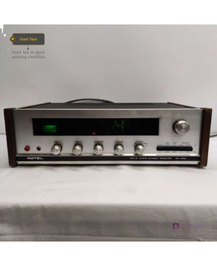 rotel-rx-400-solid-state-stereo-receiver-amplifier-read-description