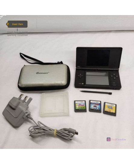 nintendo-ds-twl-001-eur-portable-handheld-game-console-with-games-charger