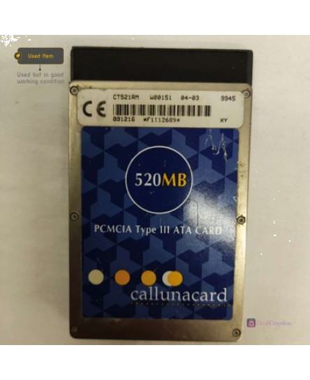 callunacard-ct521rm-520mb-pcmcia-iii-ata-card