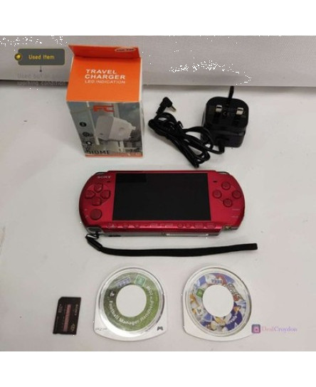 sony-psp-3003-play-station-portable-handheld-gaming-console-with-games-charger