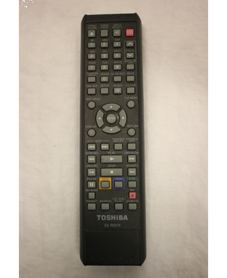 toshiba-se-r0274-dvd-recorder-genuine-remote-control-original