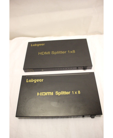 job-lot-2-x-labgear-hdmi-splitter-1-x-8-untested-no-psu