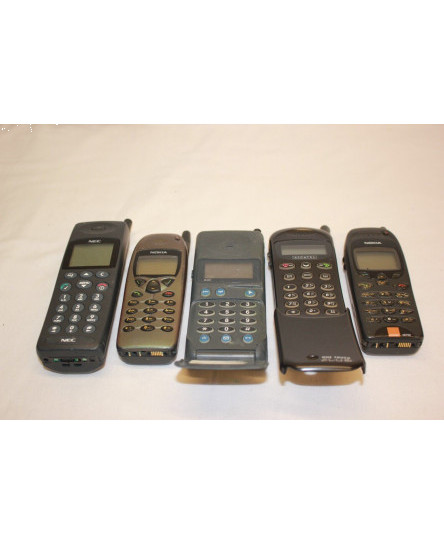 job-lot-5-x-mobile-phones-nokia-6130-6110-alcatel-he1-motorola-m301-for-parts