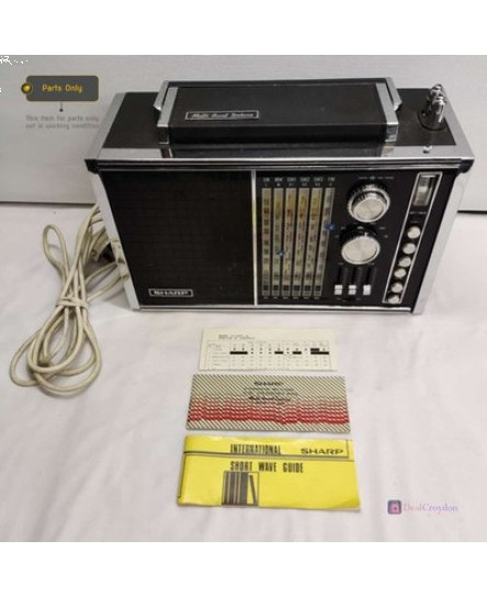 sharp-fv-1800-6-band-17-transistor-ww2-era-radio-broadcast-receiver-vintage