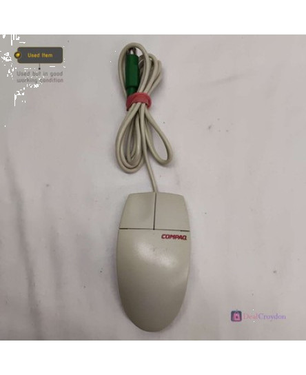 compaq-4862a011-trackball-ball-two-button-mouse-vintage-retro