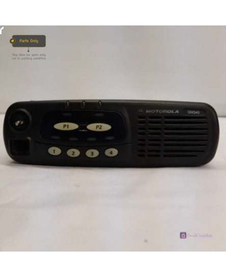 motorola-gm340-2-way-vhf-radio-missing-microphone-untested