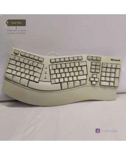 microsoft-kb-0045-wired-ergonomic-keyboard-vintage-retro