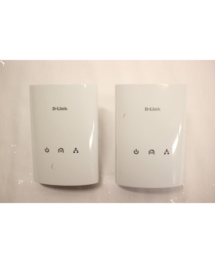 2-x-d-link-dhp-306av-200mbps-single-port-ethernet-powerline-white-uk-plug