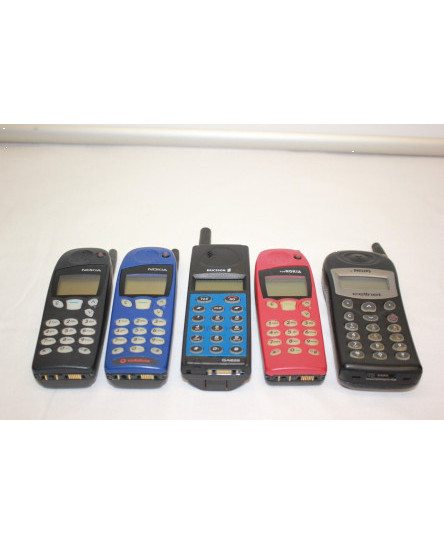 job-lot-5-x-mobile-phones-nokia-5146-5110-ericsson-philips-tcd-308-for-parts