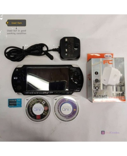 sony-psp-3003-play-station-portable-handheld-gaming-console-with-games-charger