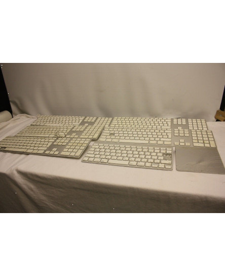 JOB LOT X 6 APPLE KEYBOARDS A1243 A1314 & 1 X TOUCH PAD SPARE & REPAIR