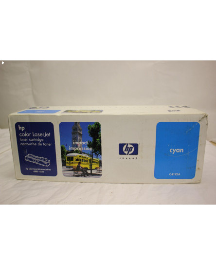 HP COLOR LASERJET CYAN TONER C4192A FOR HP 4500/4550 SERIES GENUINE