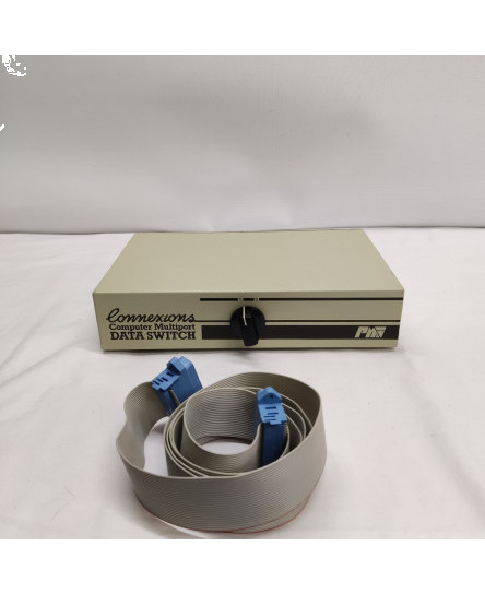 CONNEXIONS COMPUTER MULTIPORT DATA SWITCH FOR PRINTER 4 WAY VINTAGE